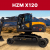 Мини-экскаватор колесно-гусеничный HZM X120